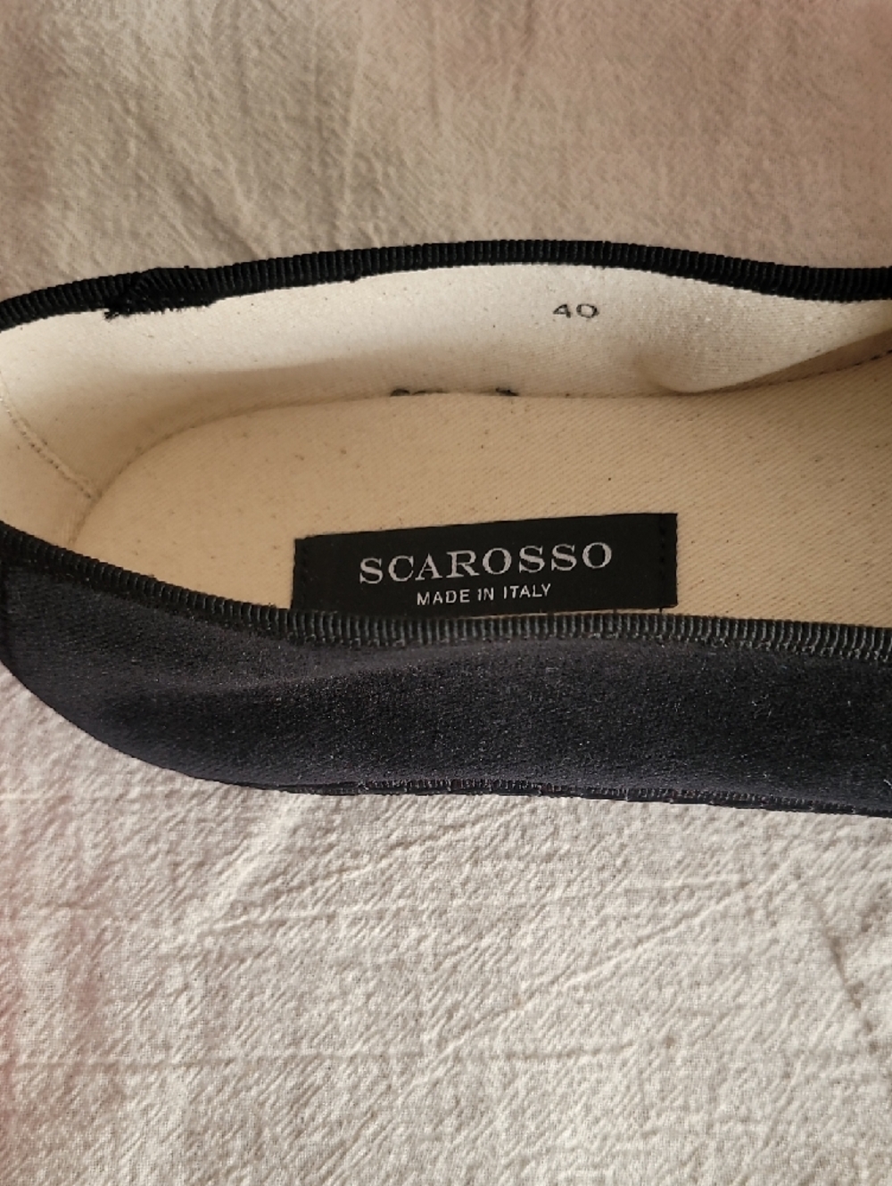 Scarosso Valentina Friulane Slippers Black Velvet Sz 40 NIB 9.5 NIB Italy - Picture 6 of 12
